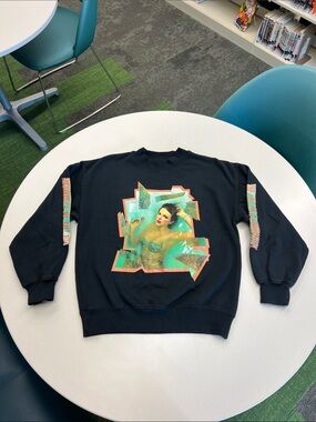 Taylor Swift the life of a showgirl crewneck long sleeve sweatshirt official YM